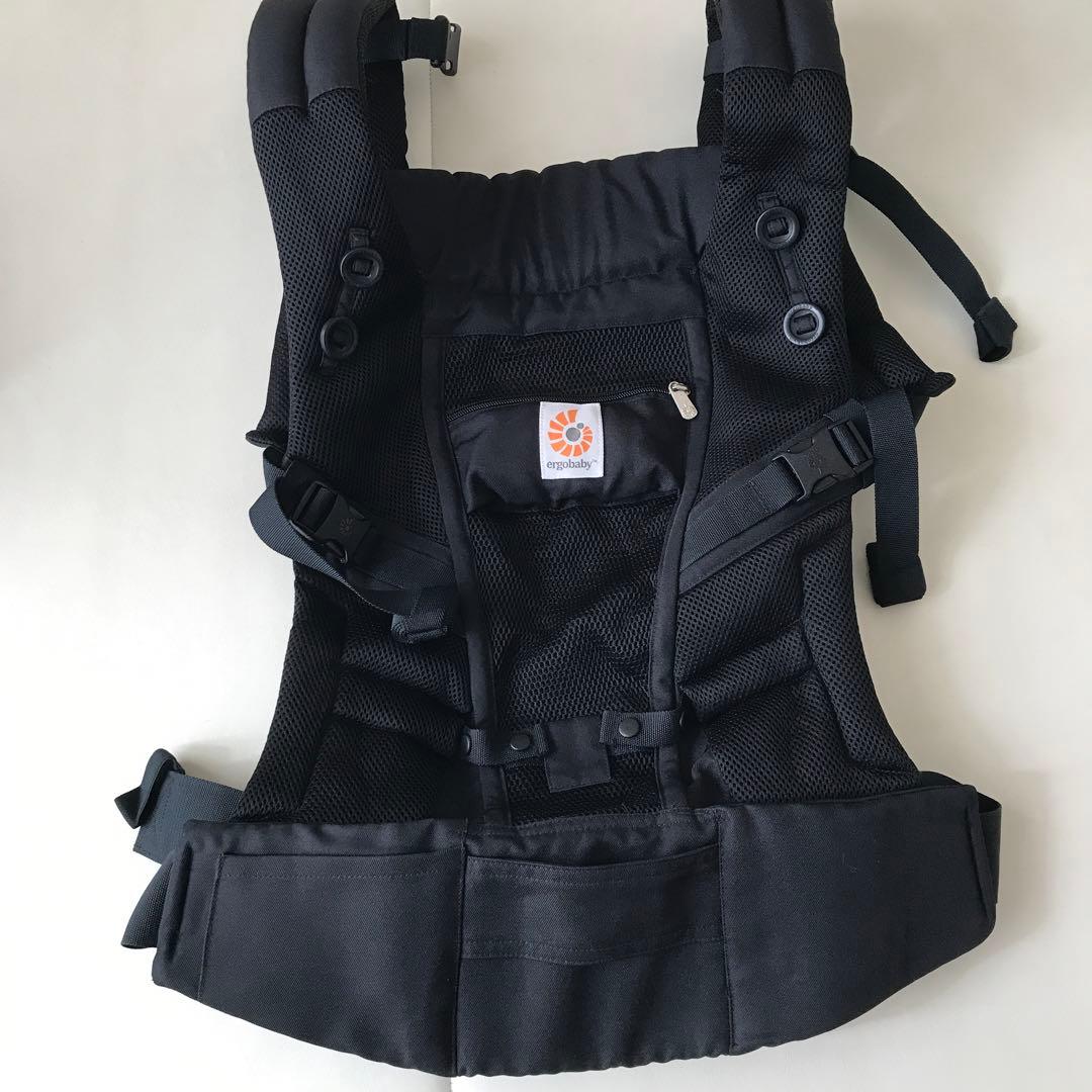 【未使用に近い】ergobaby Adapt 抱っこ紐 ブラック抱っこ紐