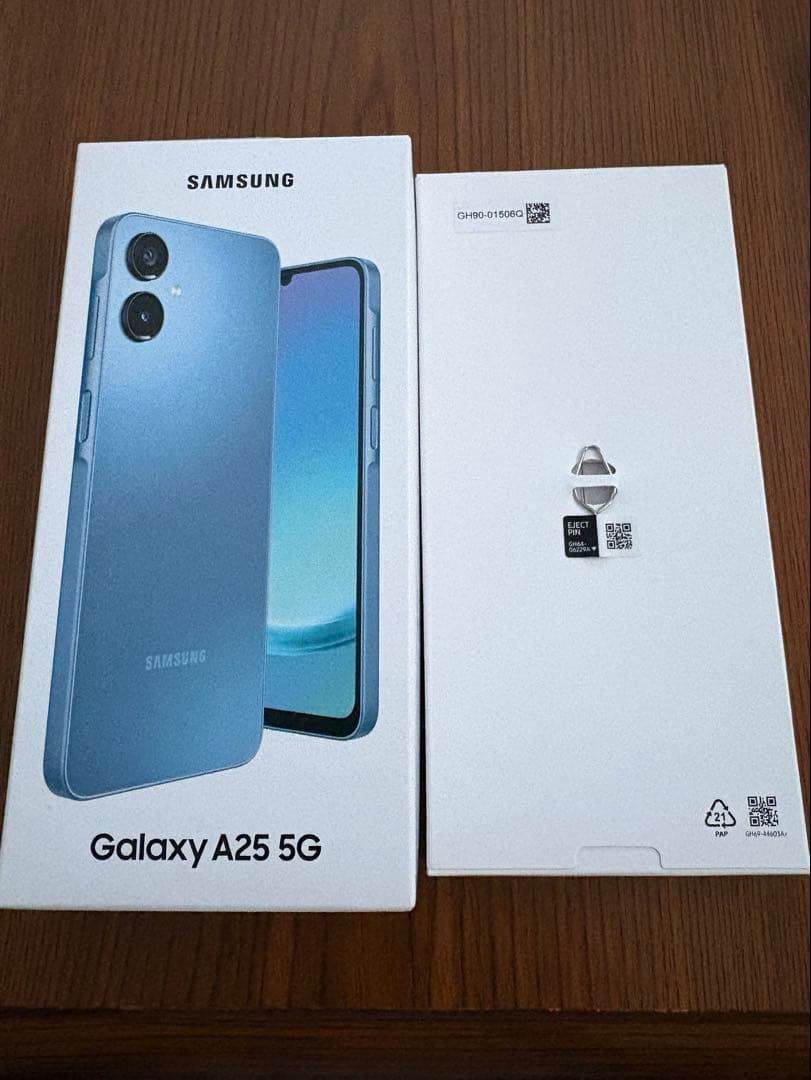 【2台まとめ】Galaxy A25 5G 64GB ブルー ブラック SIMなし