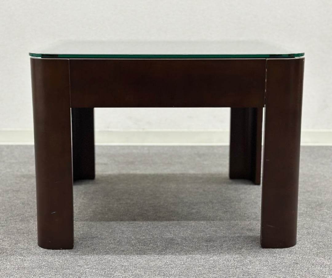 WISE WISE■ガラス天板テーブル　サイドテーブル　センターテーブル　トレイ