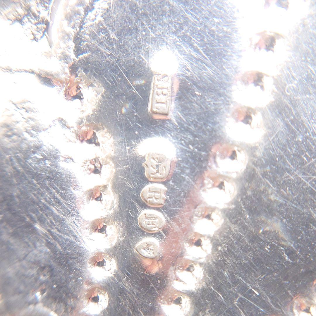 イギリス　ボンボンスプーン　キャディースプーン　純銀　アンティーク　銀製　32g