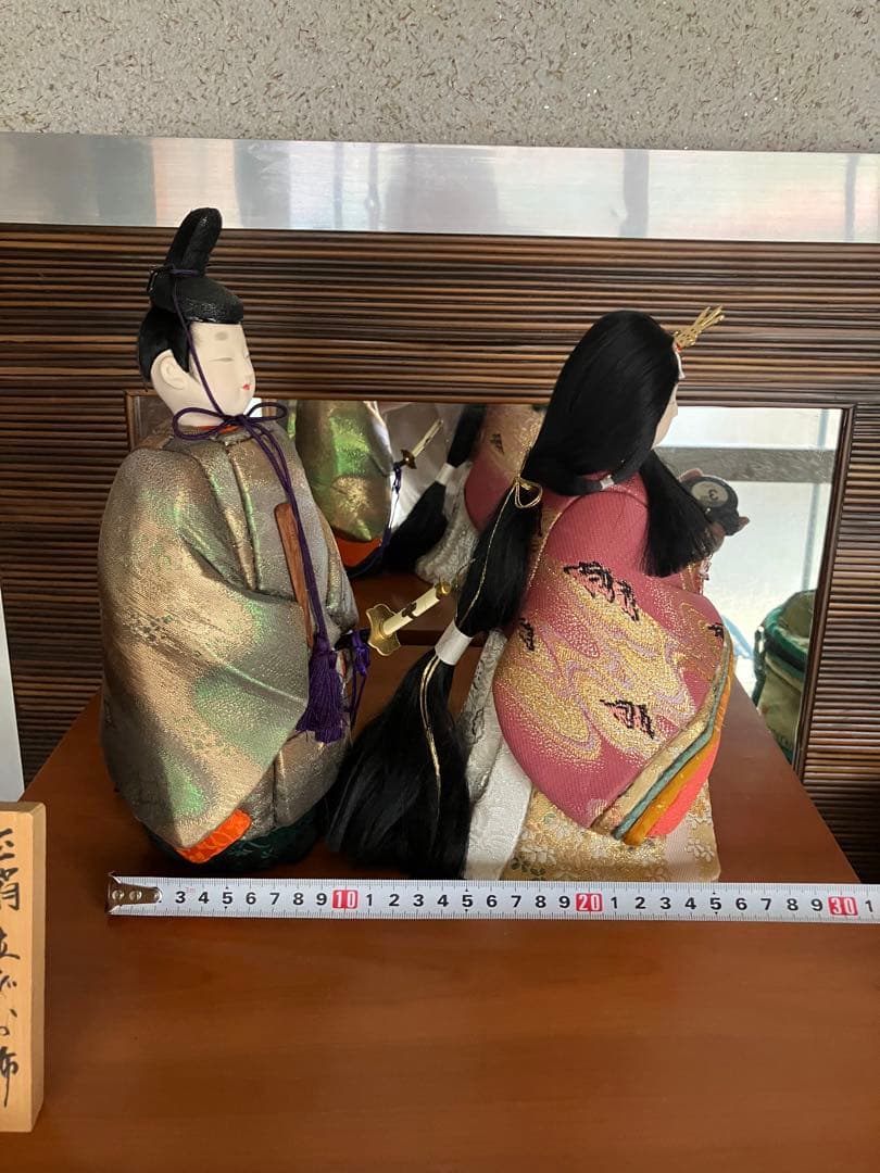 正絹　立びな飾　皇宮