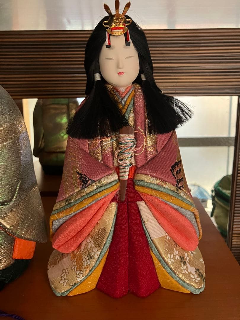 正絹　立びな飾　皇宮