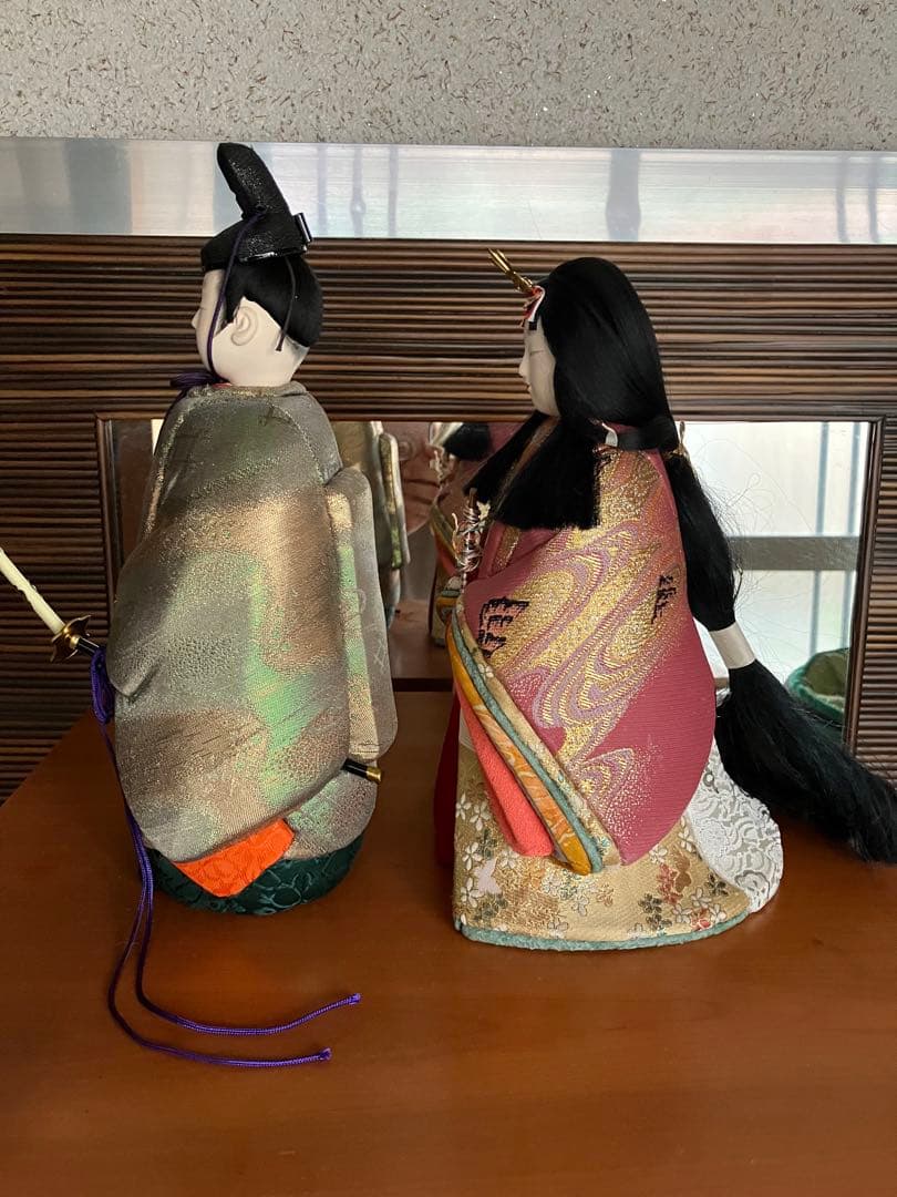 正絹　立びな飾　皇宮