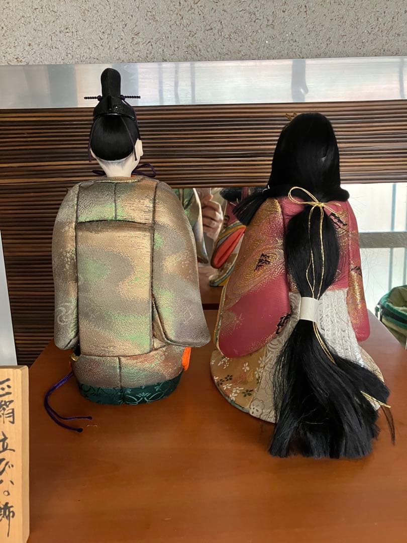 正絹　立びな飾　皇宮