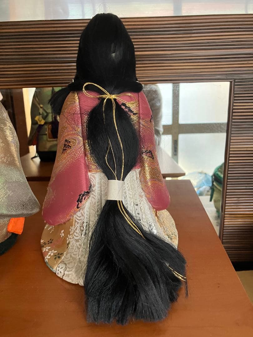 正絹　立びな飾　皇宮