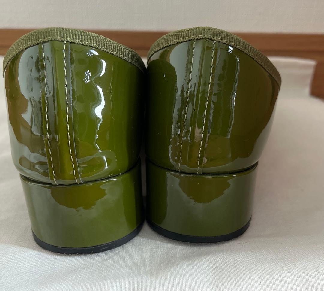 レペット/バレリーナ/グリーン/カーキ/39