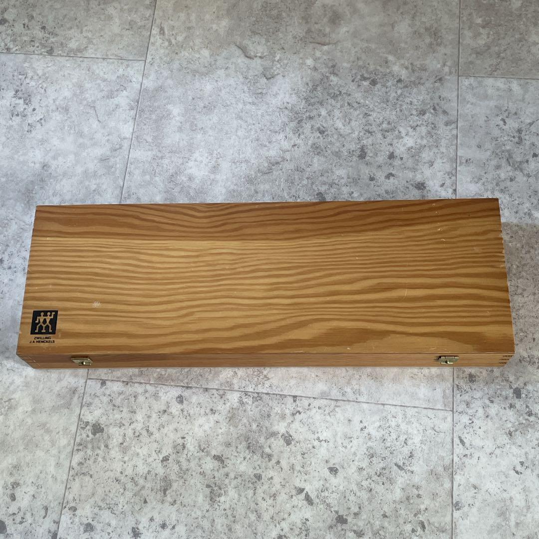 【希少・美品】ヘンケルスツヴィリングカービングナイフセット鹿柄希少ビンテージ