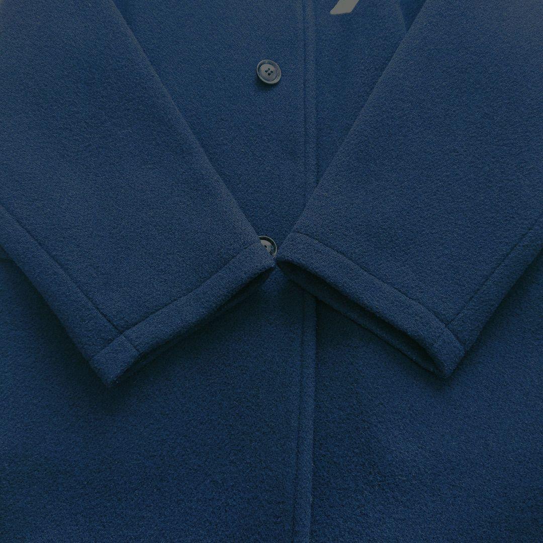 DANTON ダントン ライトパイル ウールモッサ カラーレス コート M