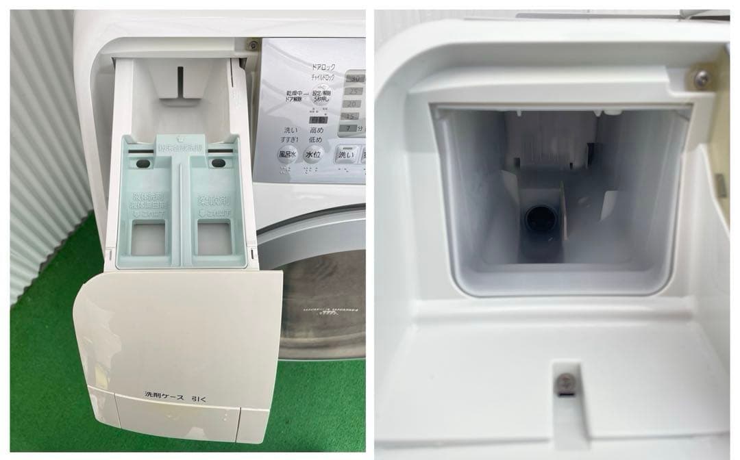 906 ナショナル(パナソニック) 9kgドラム式洗濯乾燥機 クリスタルグレー