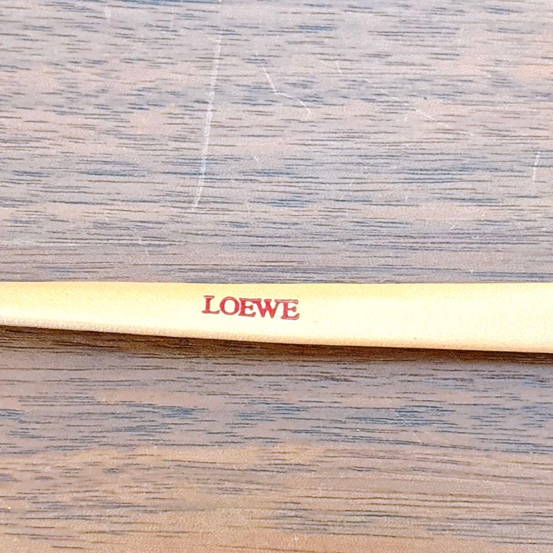 箱付き 美品 LOEWE ロエベ モネデロフランジ レザーベルト イタリア製