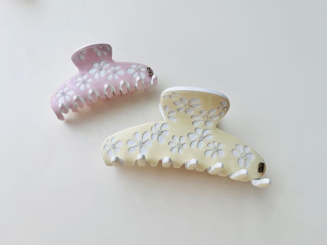 アレクサンドルドゥパリ 花柄ヘアクリップセット