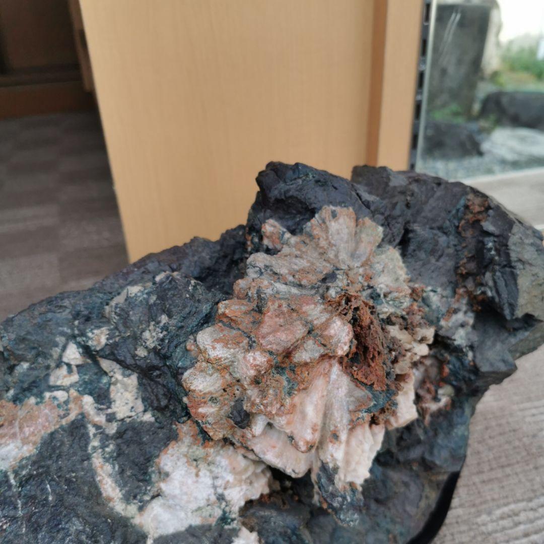 根尾谷産　菊花石　21.7キロ　鑑賞石　石　置物　オブジェ　インテリア　盆石