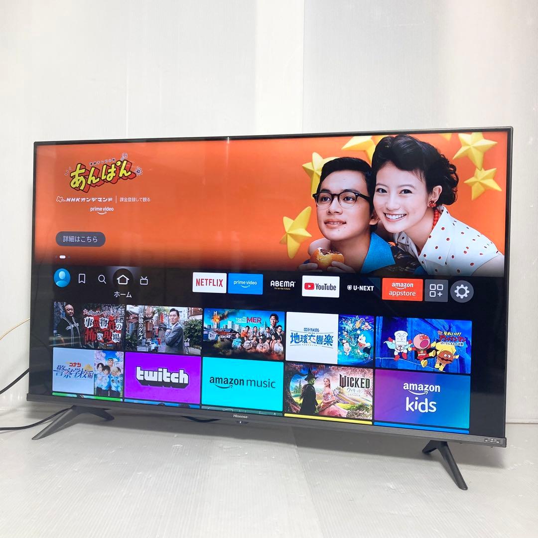 極美品 ハイセンス 43インチ 4Kテレビ 43A65H 2023年製