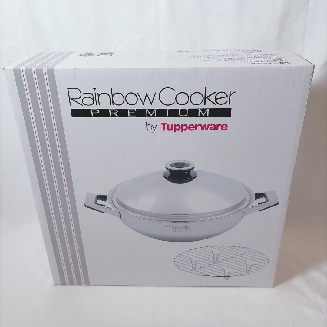 【未使用品】 タッパーウェア レインボークッカー プレミアム 28cmウォック