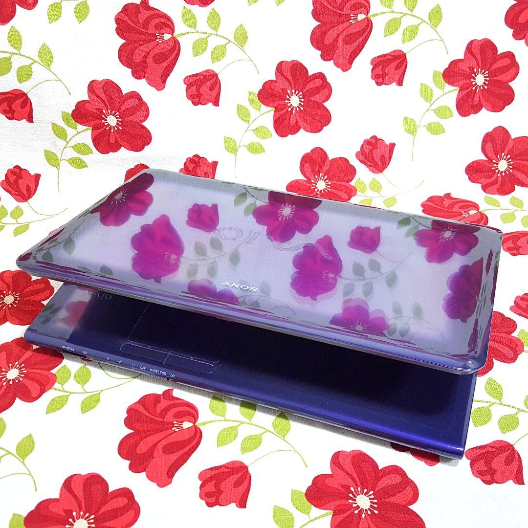 新Win11/メモリ8G/新品SSD256G/i5/カメラ/パープル色/VAIO