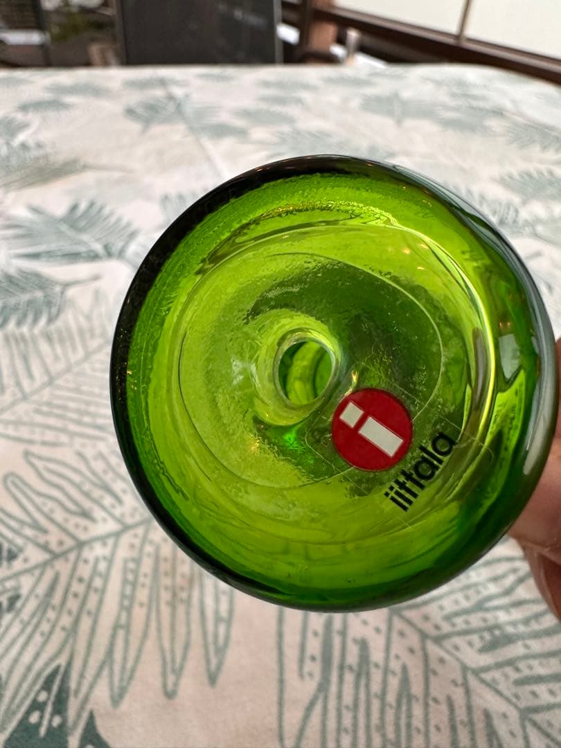 イッタラ　オイバトイッカ　シエッポ脚付　グリーン　イエロー