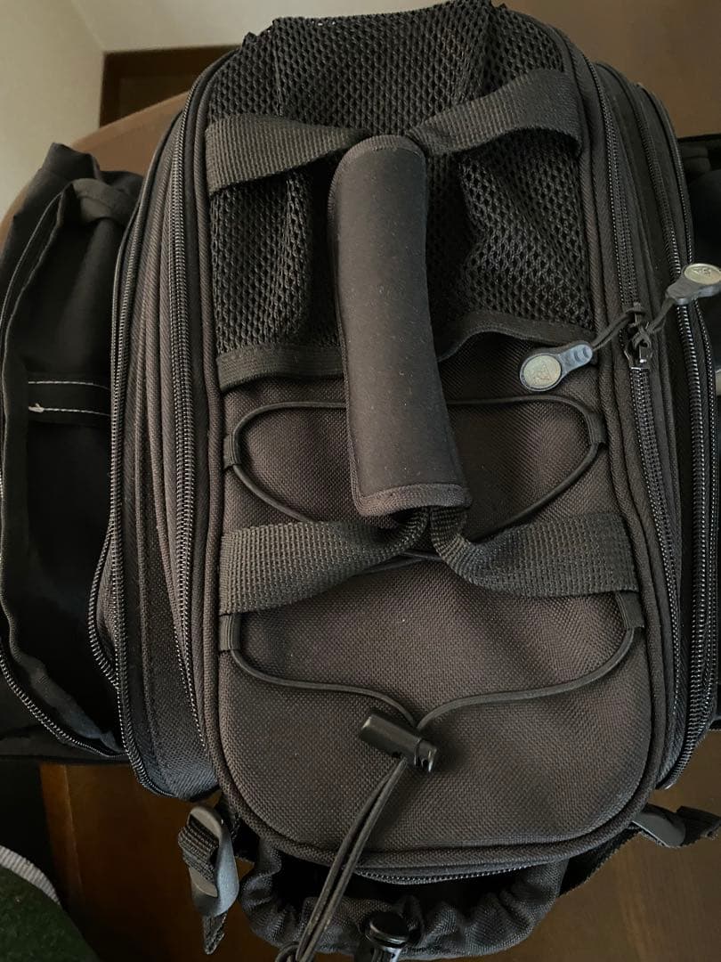 わらびもちTOPEAK MTXバッグ と QR BEAM RACK