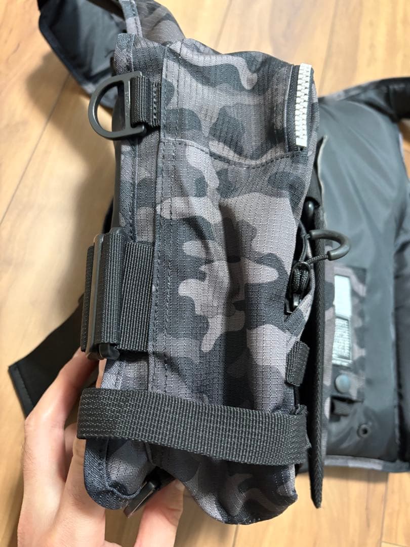 DaiwaダイワフロートゲームベストDF6206 ブラックカモ