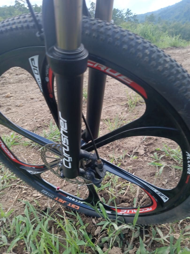 引取限定 FR100 マウンテンバイク ブラック/オレンジ 26インチ