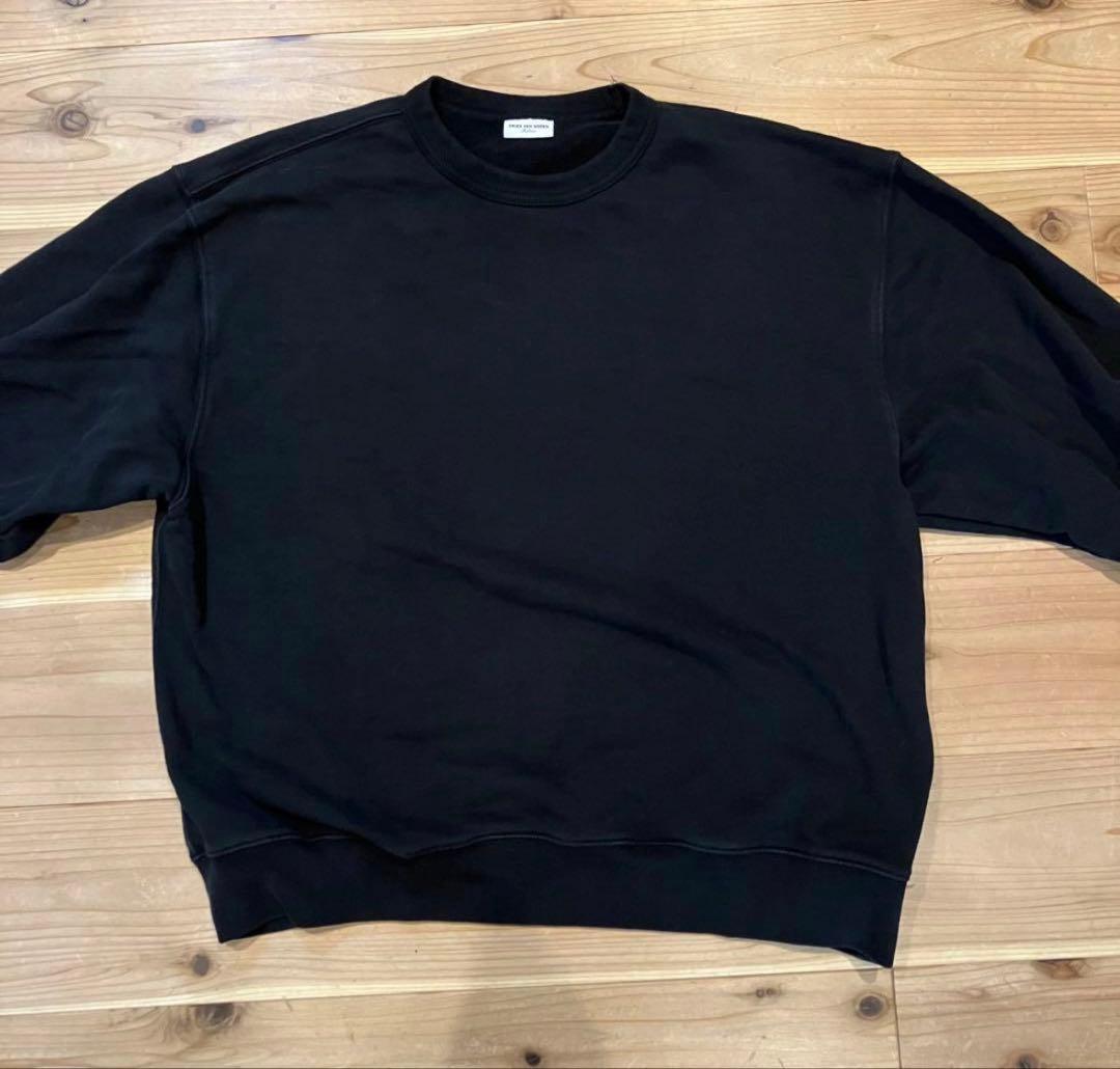 ドリスヴァンノッテン　スウェット　サイズM 黒　ブラック