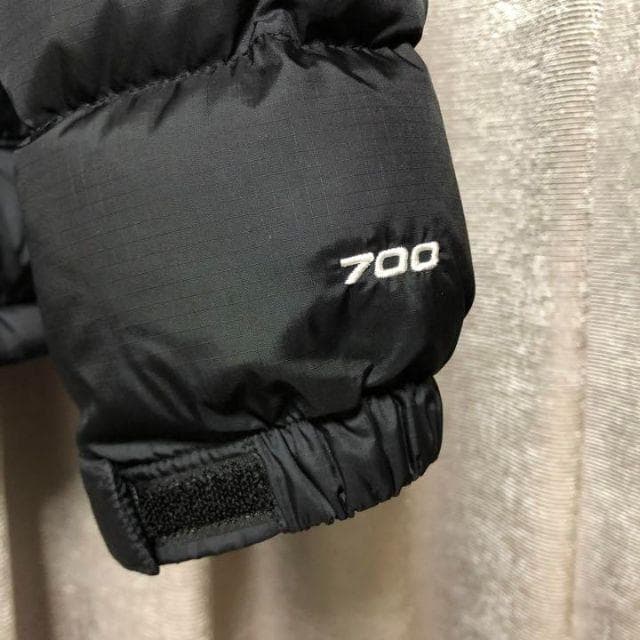 【S】サノースフェイス ヌプシ ブラック 700fillフィル ダウンジャケット