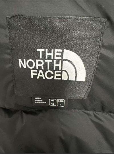 【S】サノースフェイス ヌプシ ブラック 700fillフィル ダウンジャケット