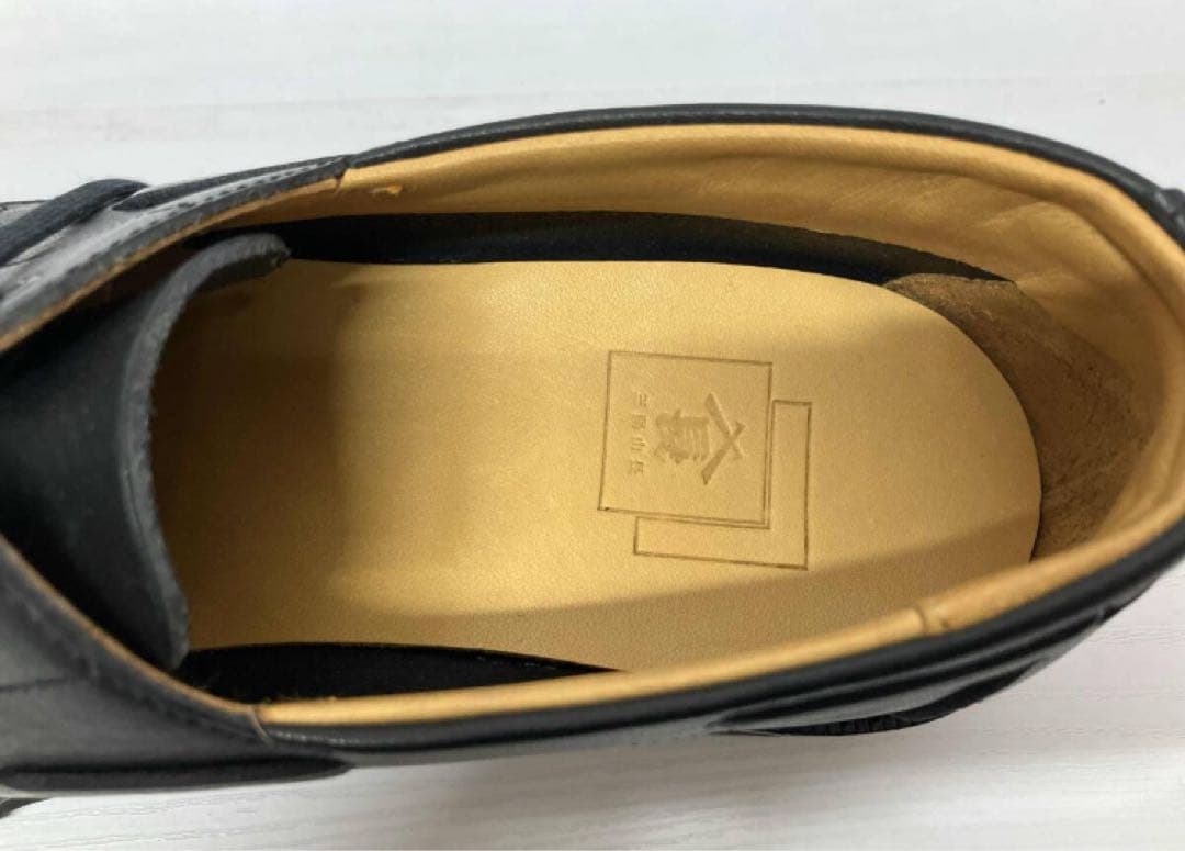 【未使用】三陽山長/悠三 レザー デッキシューズ