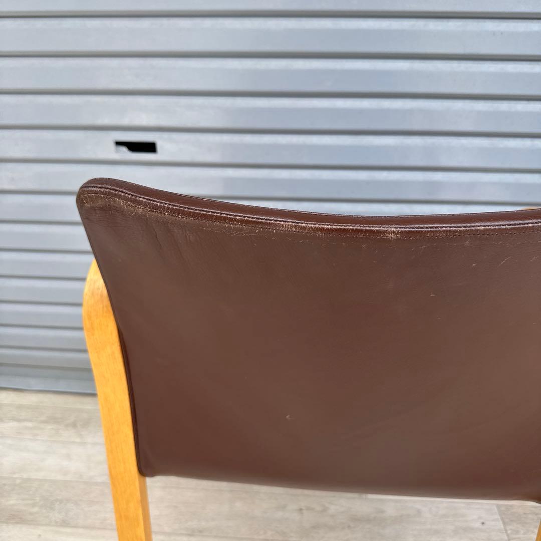 arflex アルフレックス アームチェア 本革 川崎文男 2脚セット