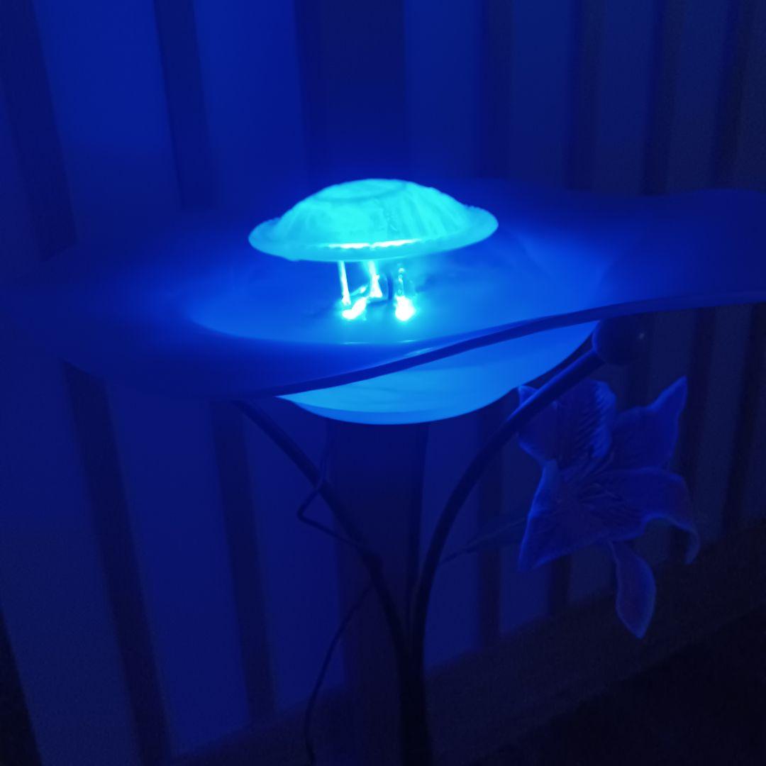 【美品】フロアミストマイナスイオン 噴水 デコレーションライト 加湿器