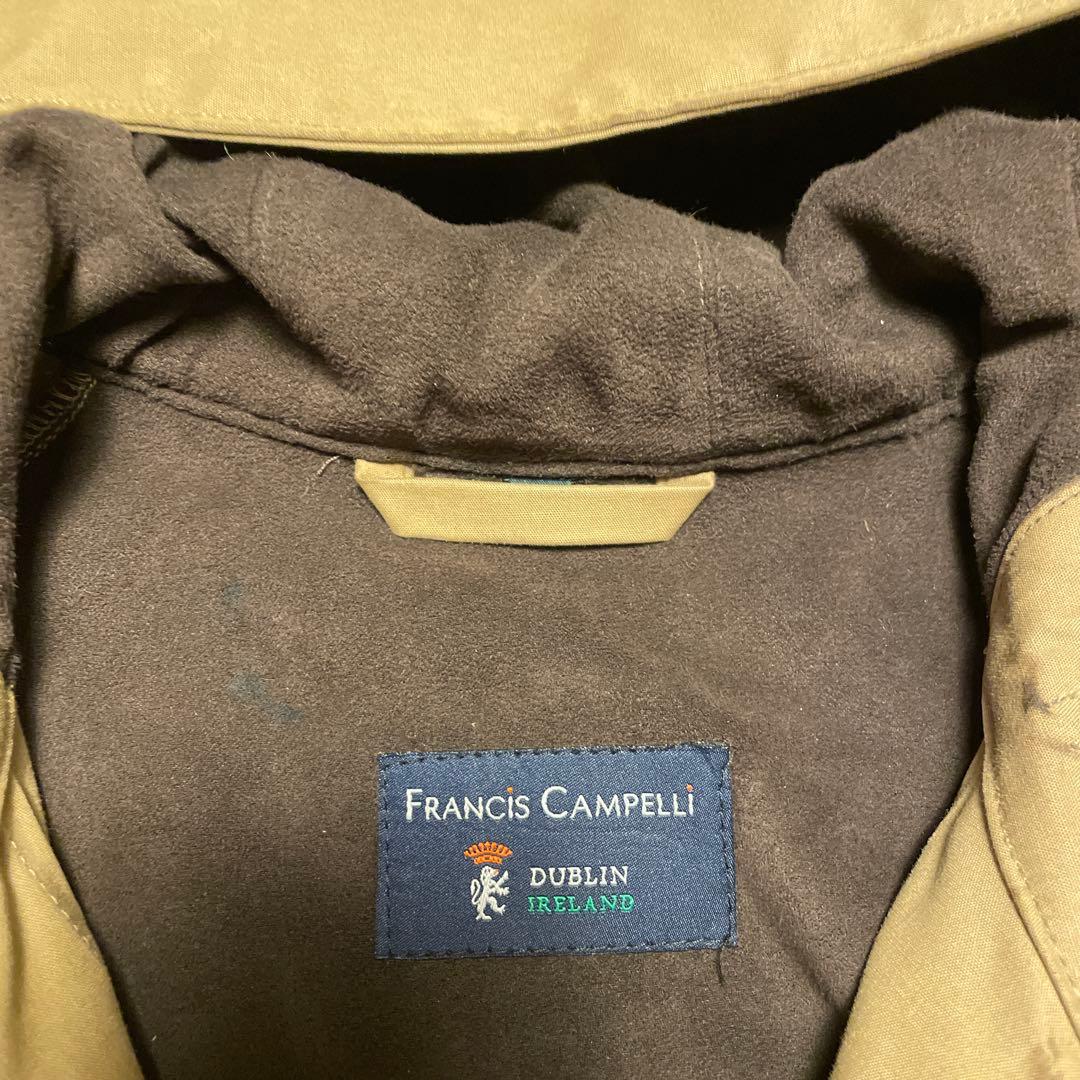 フランシスキャンペリ　フードコート　マッキントッシュ　ゴム引き　フーデッドコート