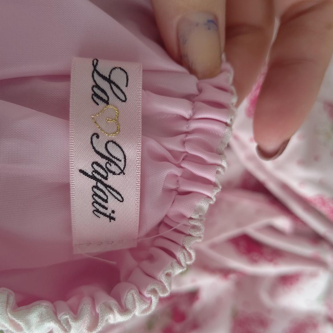 苺ガーデンミルフィーユジャンパースカート♕ら・ぱふぇ