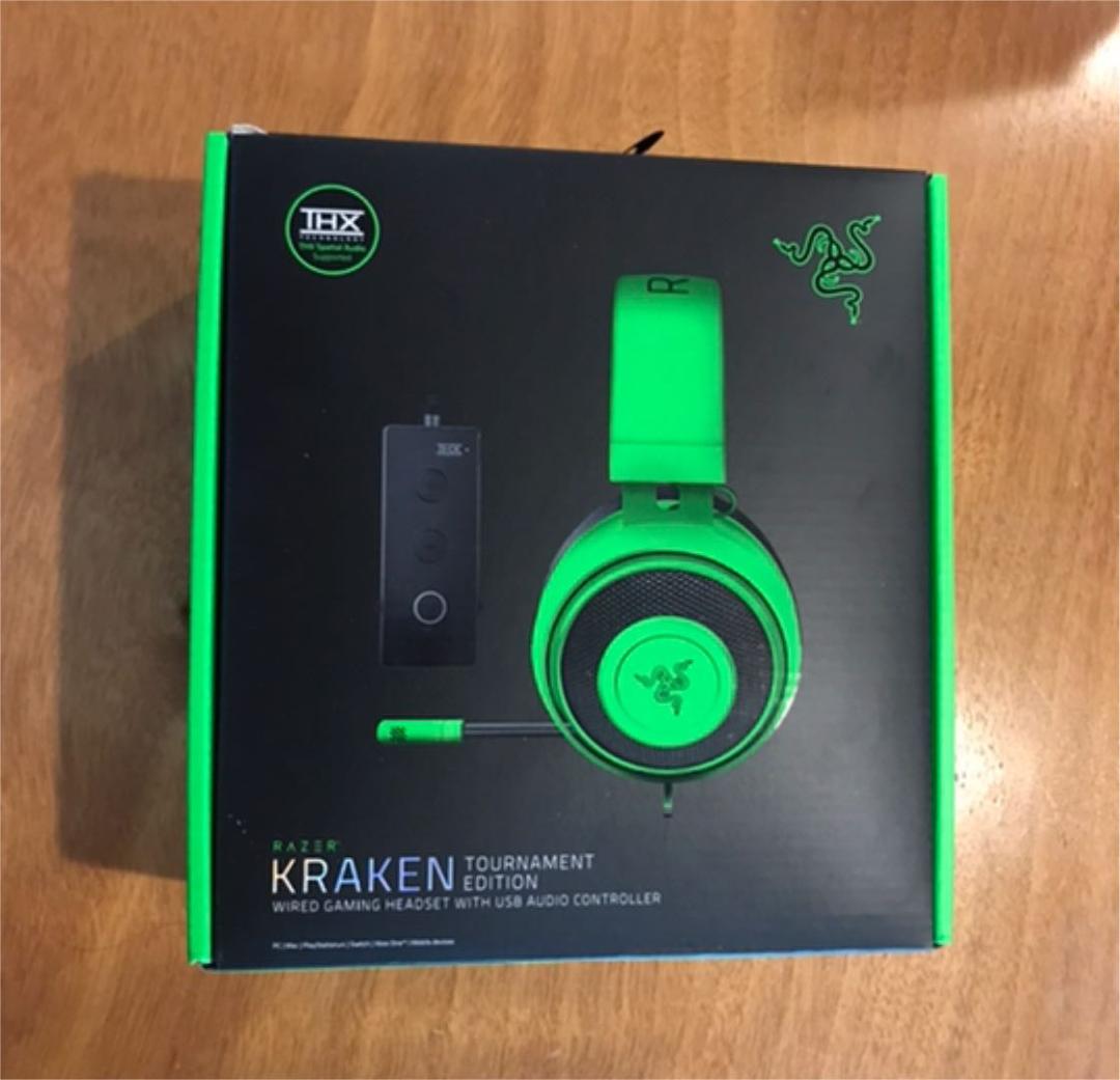 ヘッドホン Razer KRAKEN TOURNAMENT EDITION GREEN
