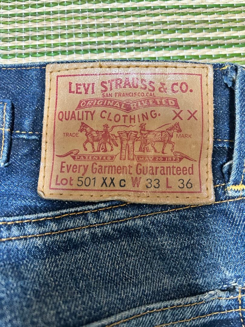LEVI'S リーバイス　501XX　37年モデル　バレンシア製　w33