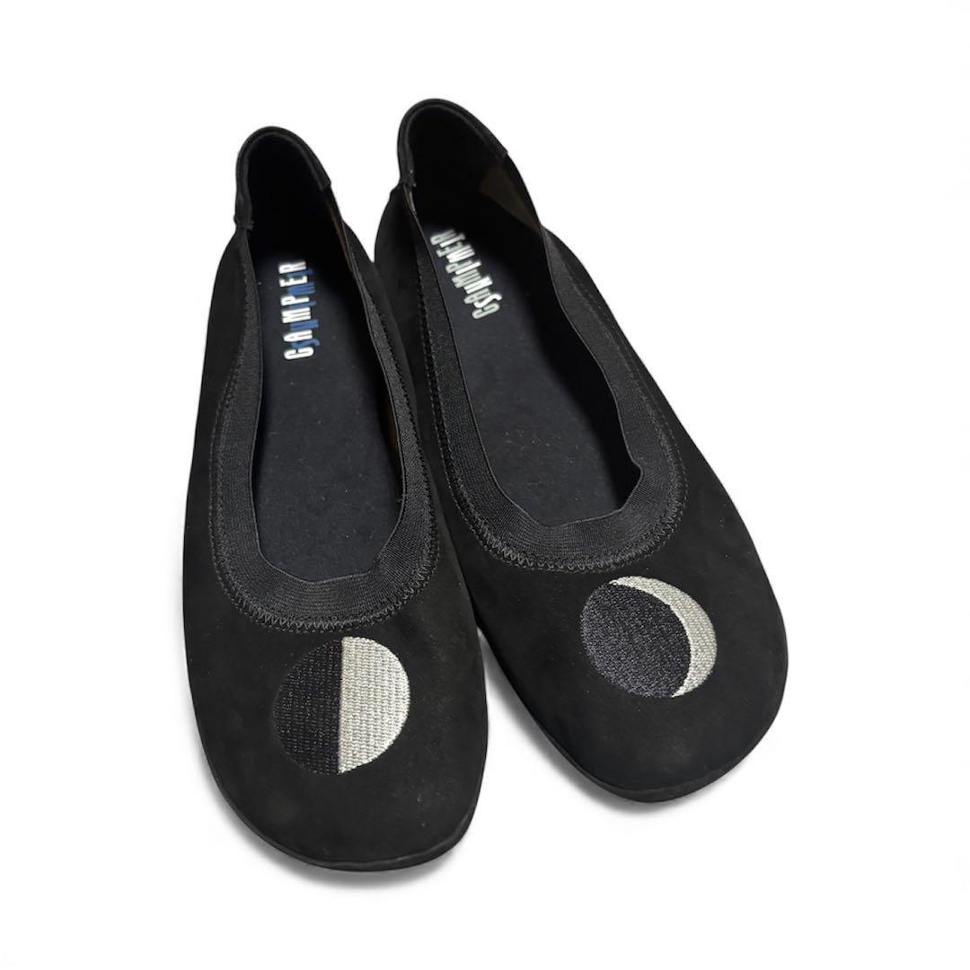 【美品】CAMPER カンペール Twins フラットシューズ スリッポン 40