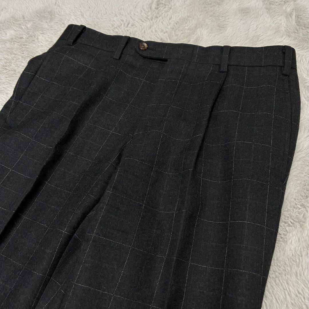 【極美品/裏地ロゴ入り】マッキントッシュロンドン スーツセット グレー M