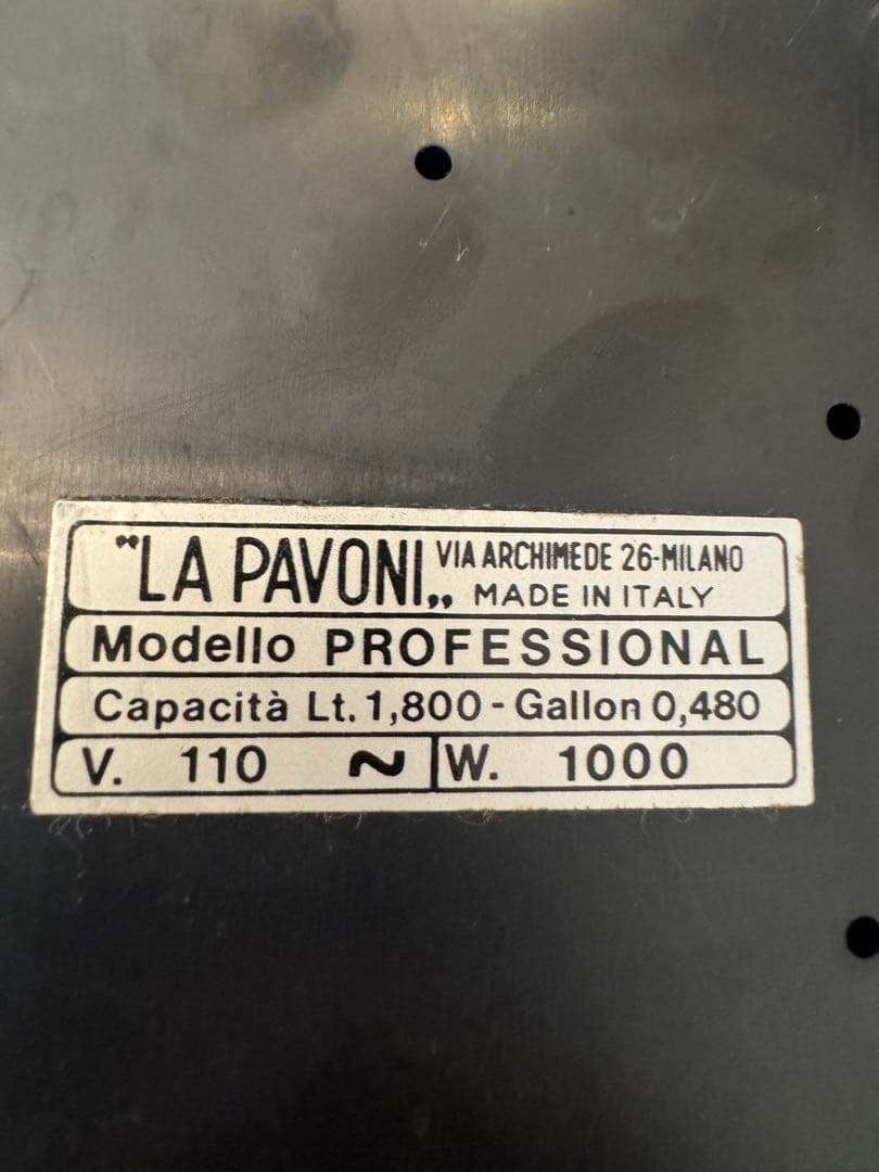 よだ。パボーニ　pavoni