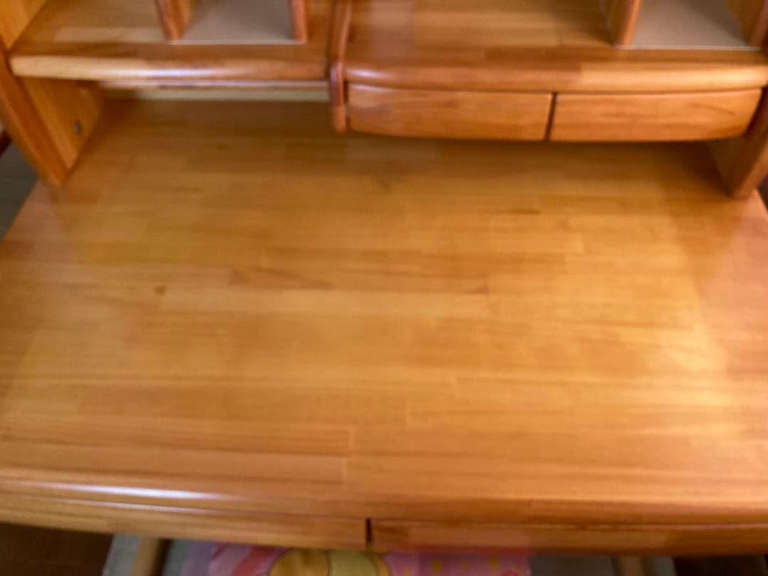 【お値下げ】　【学習机セット①】木製 学習机のみ