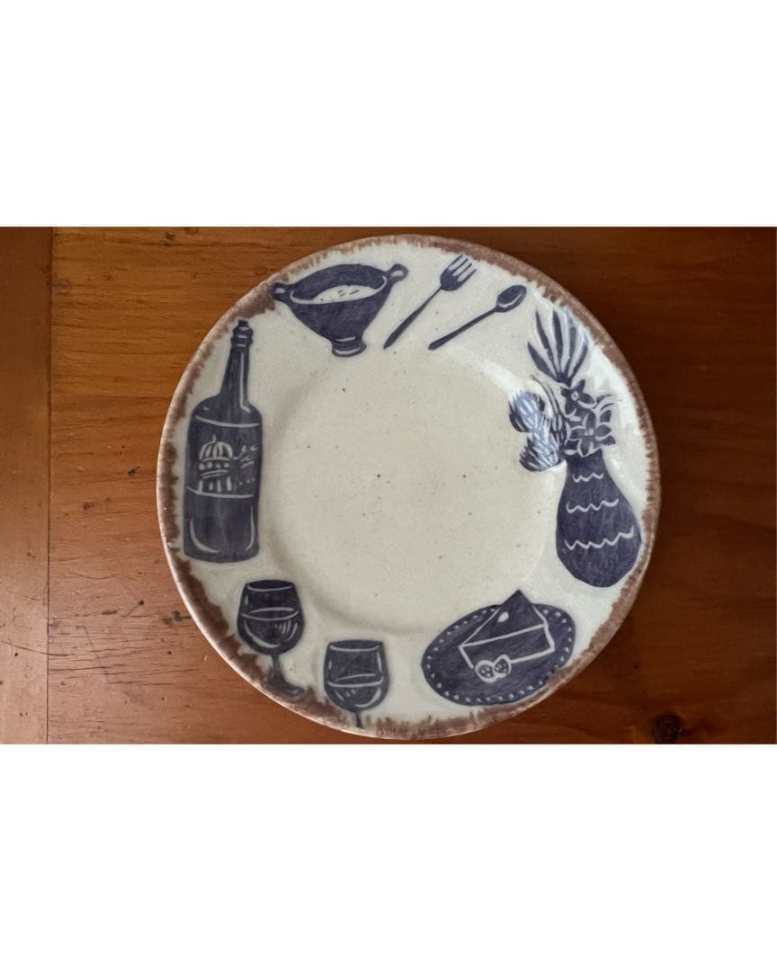 長谷川風子 さん　お皿3枚　オーバル皿　ケーキ皿　豆皿