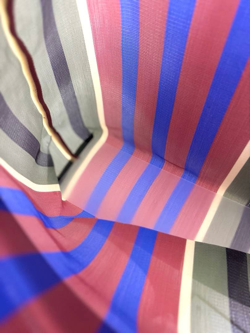 MARNI マルチカラーストライプかごバッグ