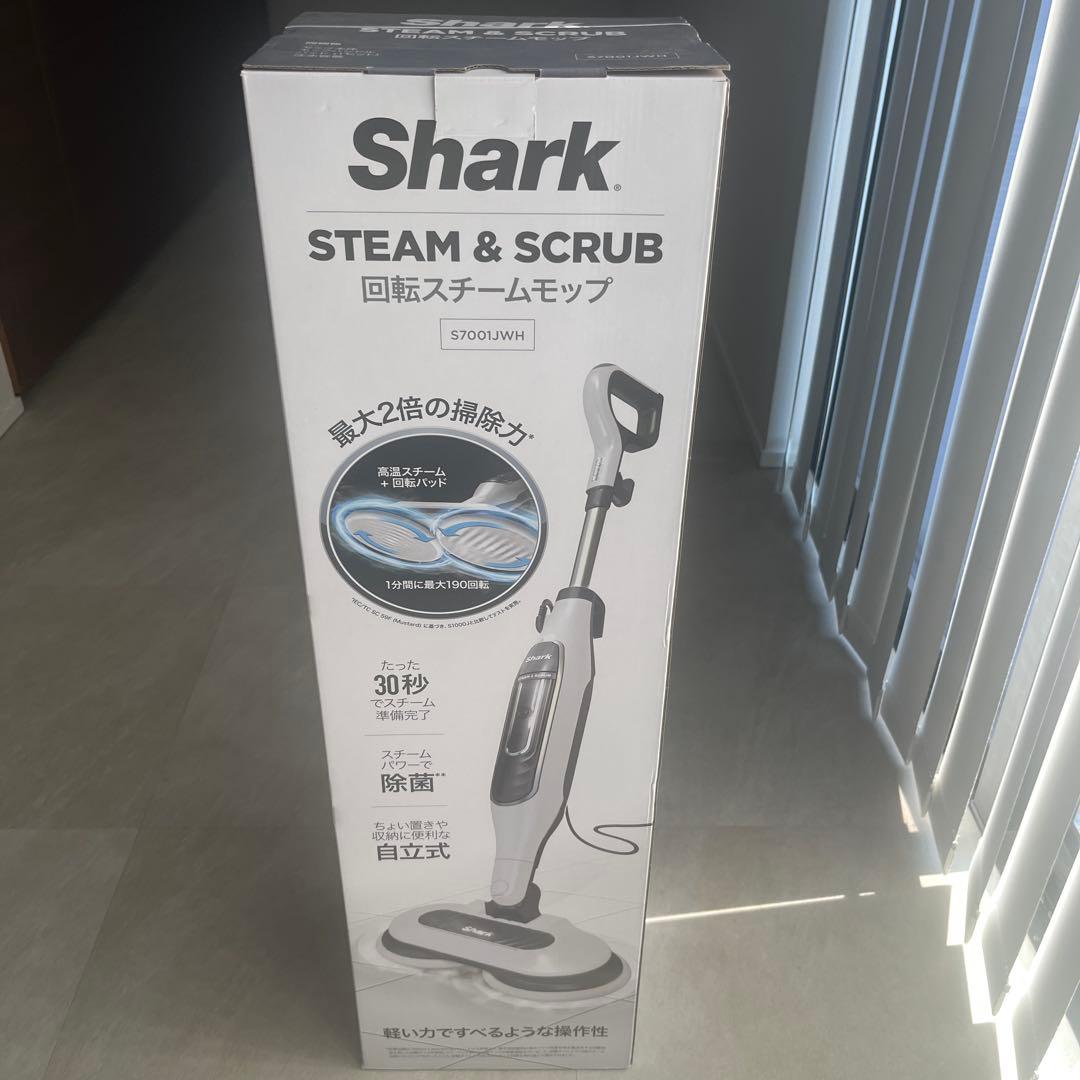 【説明書有】Shark シャーク　回転スチームモップ S7001JWH
