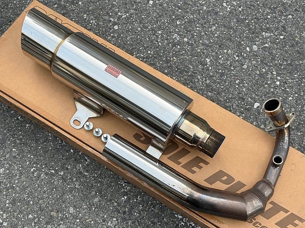 ASAKURA GMR120タイプマフラー 4D9 マジェスティ SG20J