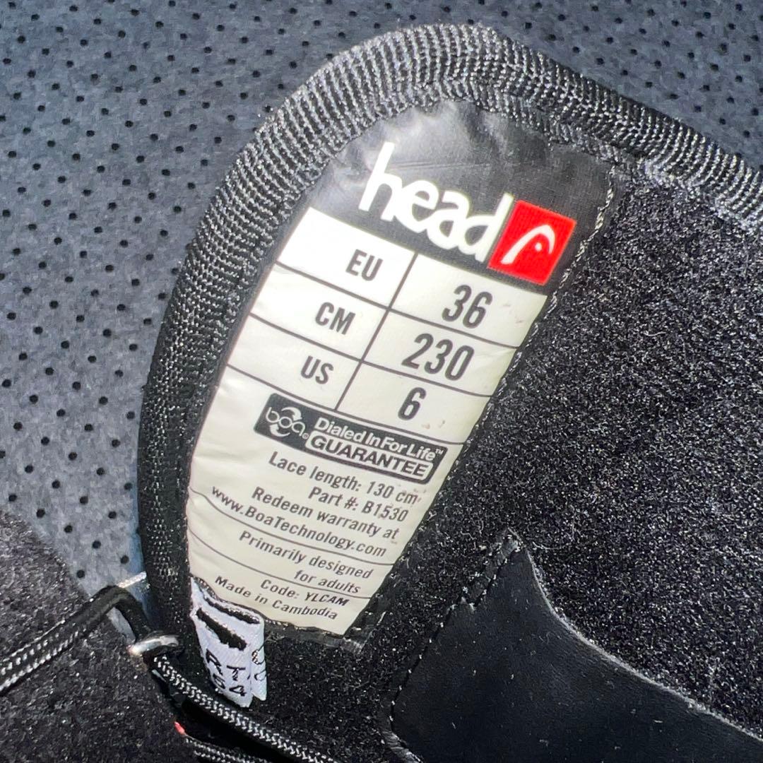 数回使用 人気サイズ23cm HEAD GARORE BOA スノボブーツ