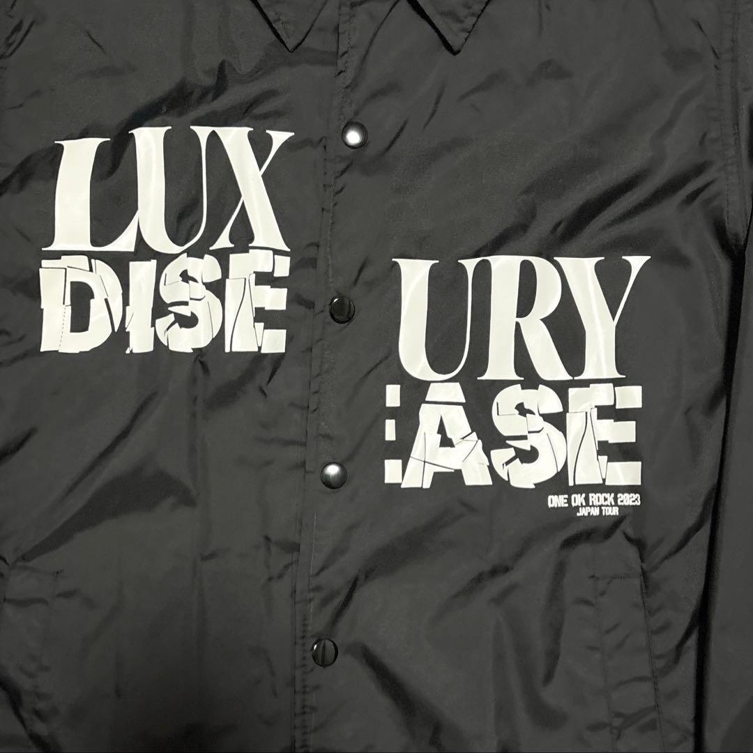 ONE OK ROCK ライブ　バンド　コーチジャケット　ブラック