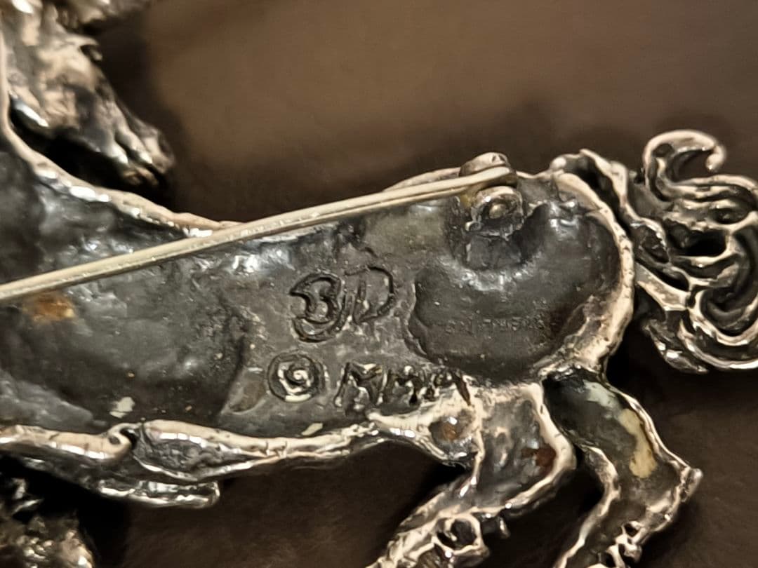 メトロポリタン美術館 MMA スターリング　シルバー　ユニコーン ブローチ