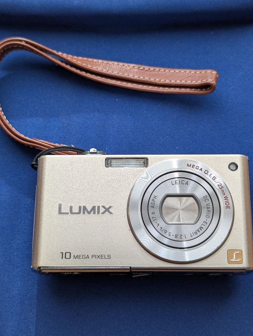パナソニック デジカメ lumix dmc-fx35 ゴールド 動作確認済み