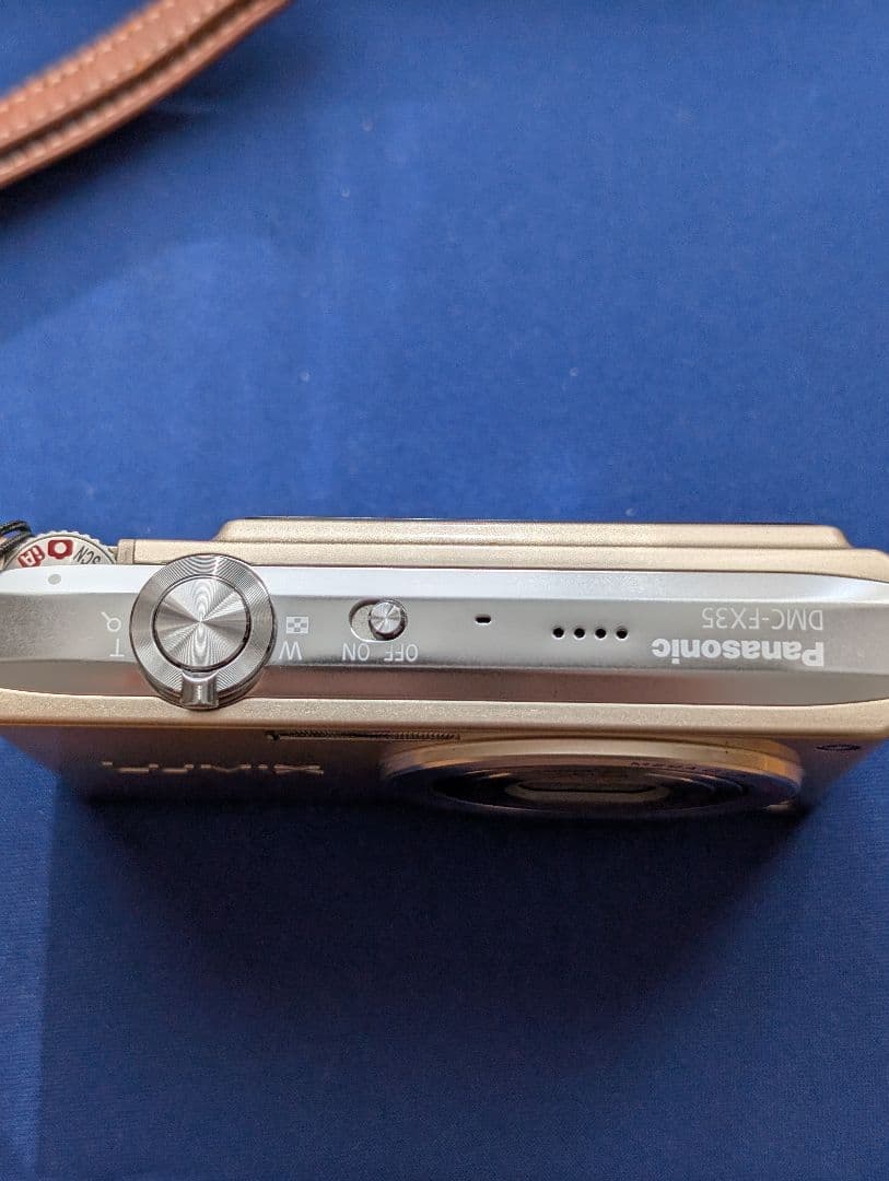 パナソニック デジカメ lumix dmc-fx35 ゴールド 動作確認済み