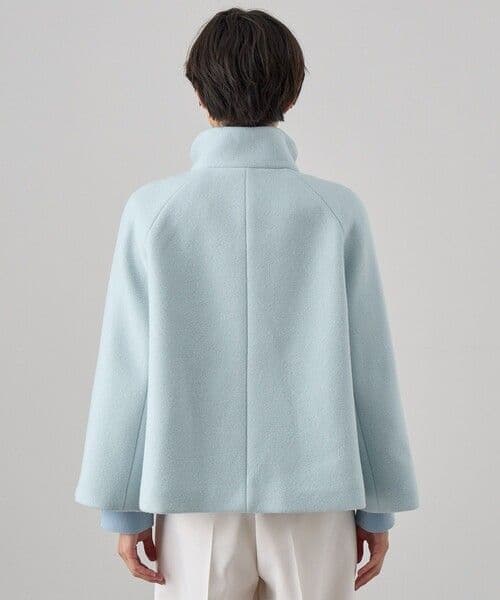 新品・現行品同型・サイズ38★ANAYI　ウールビーバーショートコート　ホワイト