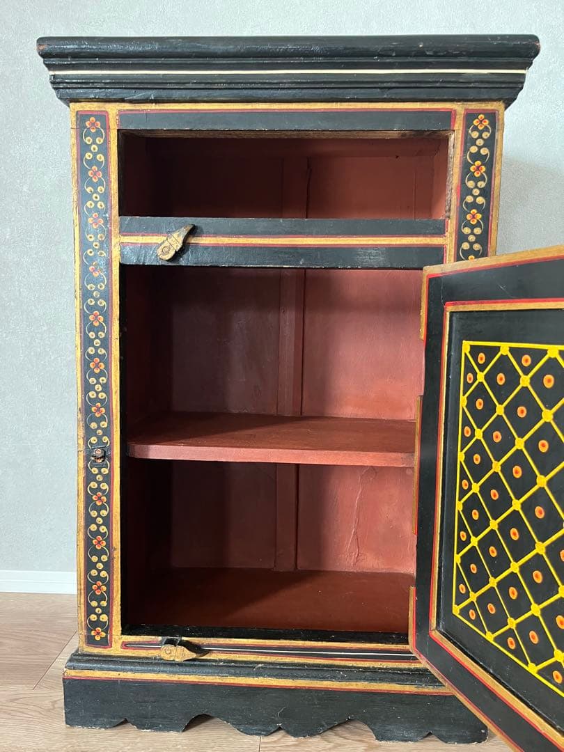 アンティークチェスト　アンティークチェスト　アンティーク花柄