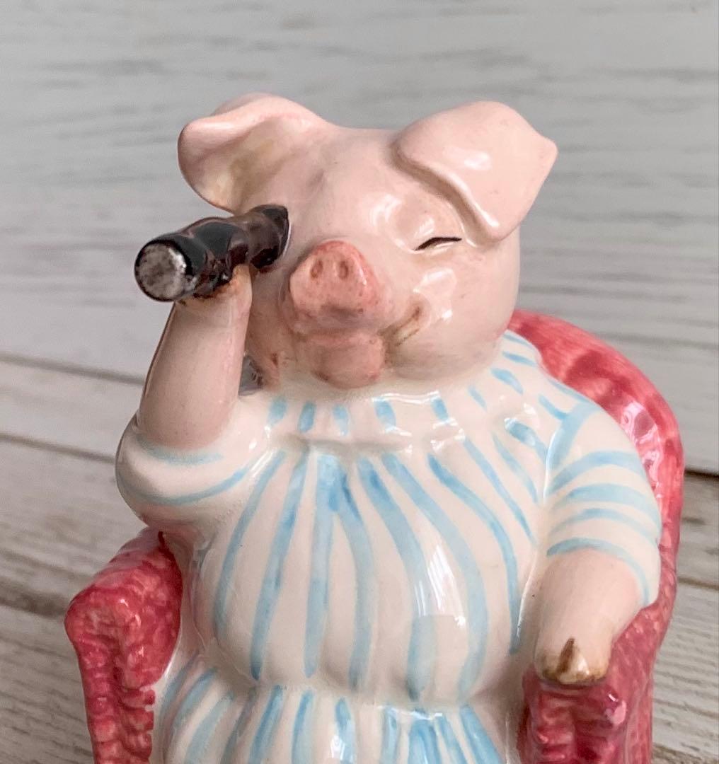 こぶたのロビンソン フィギュリン ピーターラビット 置物