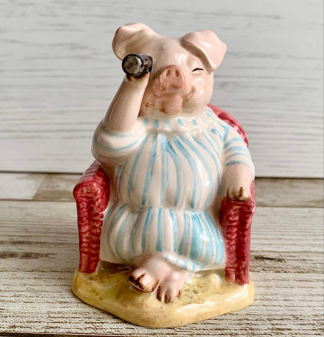 こぶたのロビンソン フィギュリン ピーターラビット 置物